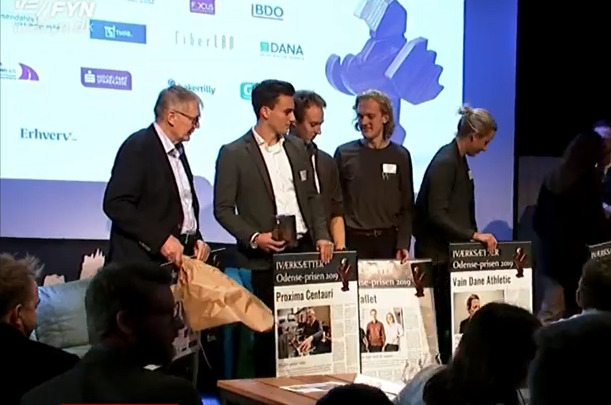 Proxima Centauri awarded the IværksætterOdense prize